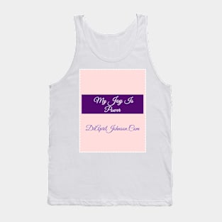 Book Cover My Joy Is Power Tank Top